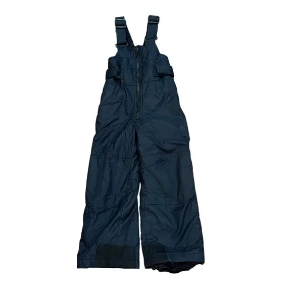 Kids Columbia Omni Shield Black Ski Snow Bibs Insulated Waterproof 4/5 Youth - Picture 1 of 8